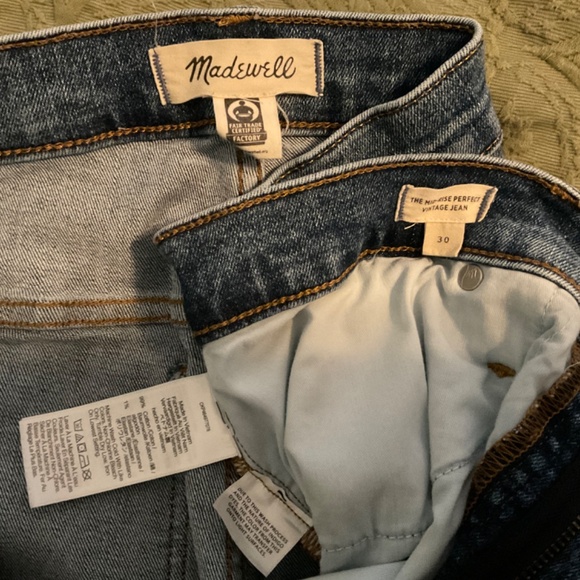 Madewell The Mid-Rise Perfect Vintage Jean 30 - Picture 6 of 6